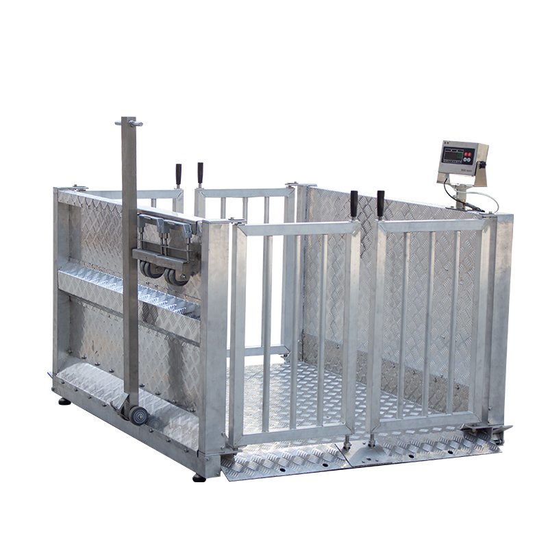 鋁制腳踏開(kāi)門(mén)過(guò)道秤